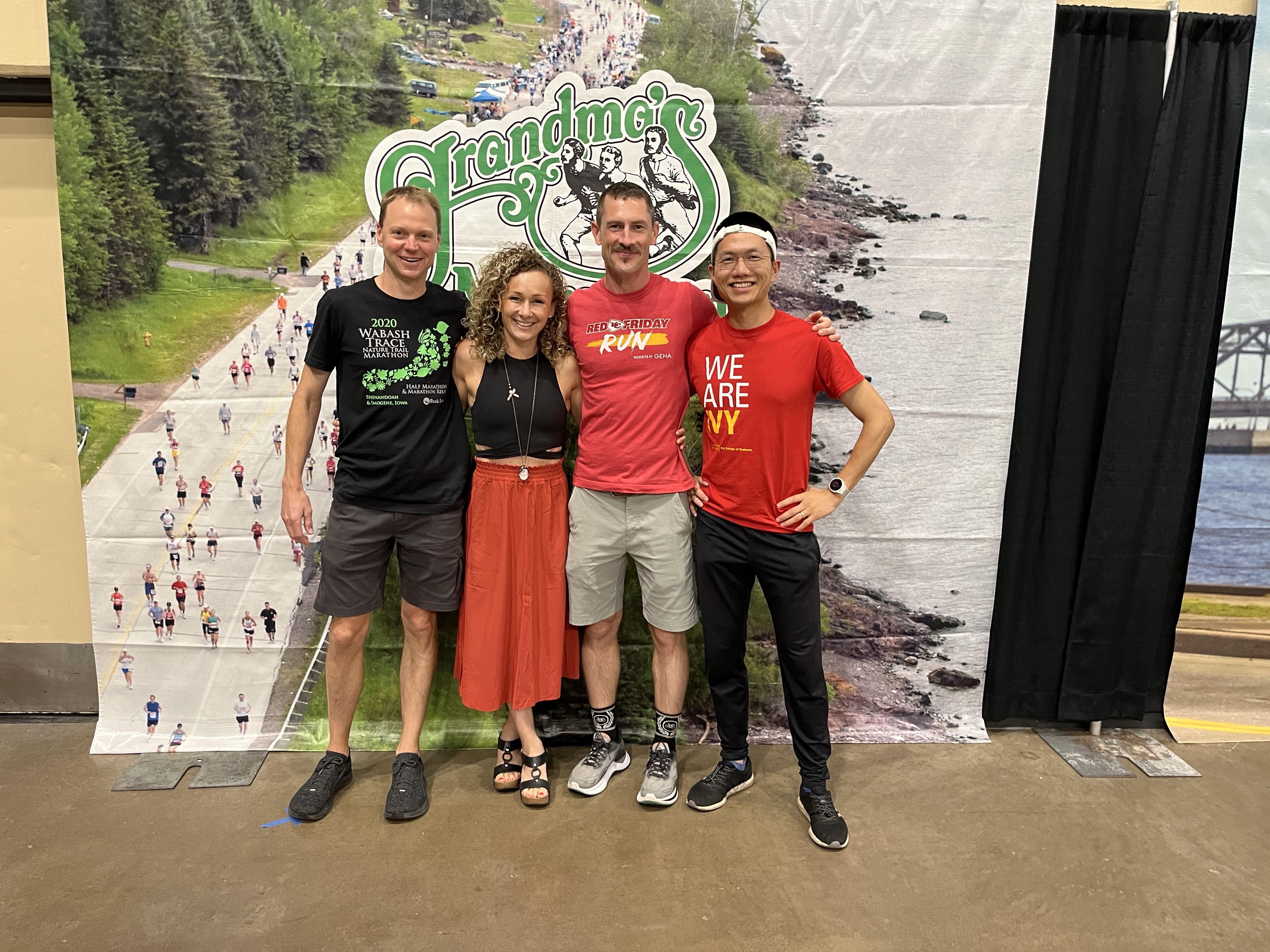 My running buddies from Ames Grandma's Marathon 2022